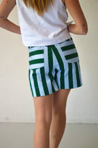 Shorts Gala Green and Light Blue