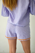 Blusa Marta Vichy Lavanda