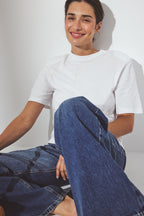 Shoulderpad T-Shirt - White