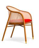 Fauteuil - Cavallo - Collaboration Kvadrat Et Raf Simons - Brun Et Orange