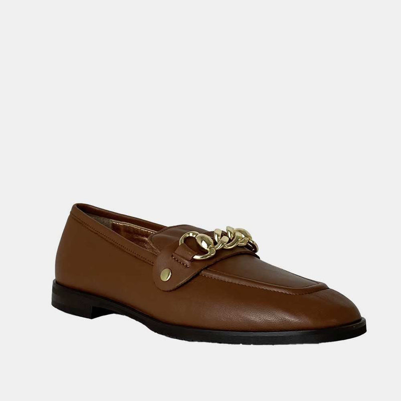 Mocassins Ann Tuil Siel Bis - Cuir Camel