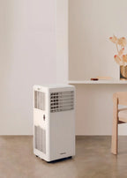 Silkair 5000 - Climatiseur Portable 3 En 1 5000 Btu Avec Déshumidificateur 27 L/Jour - Avec Kit D’Extraction Pour Fenêtre Coulissante Et Oscillo-Battante - Blanc Cassé