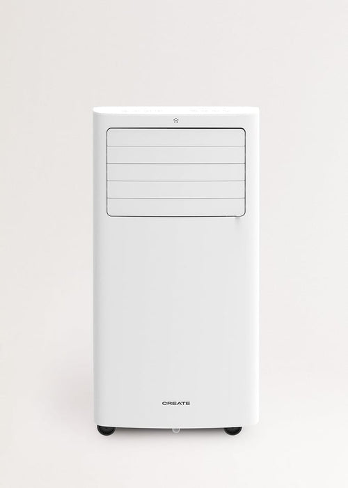 Silkair Dual Connect 12000 - Aire acondicionado portátil 4 en 1 WiFi 12000 BTU con bomba de calor - Con kit de extracción para ventana corredera y oscillo oscilante - Blanco roto
