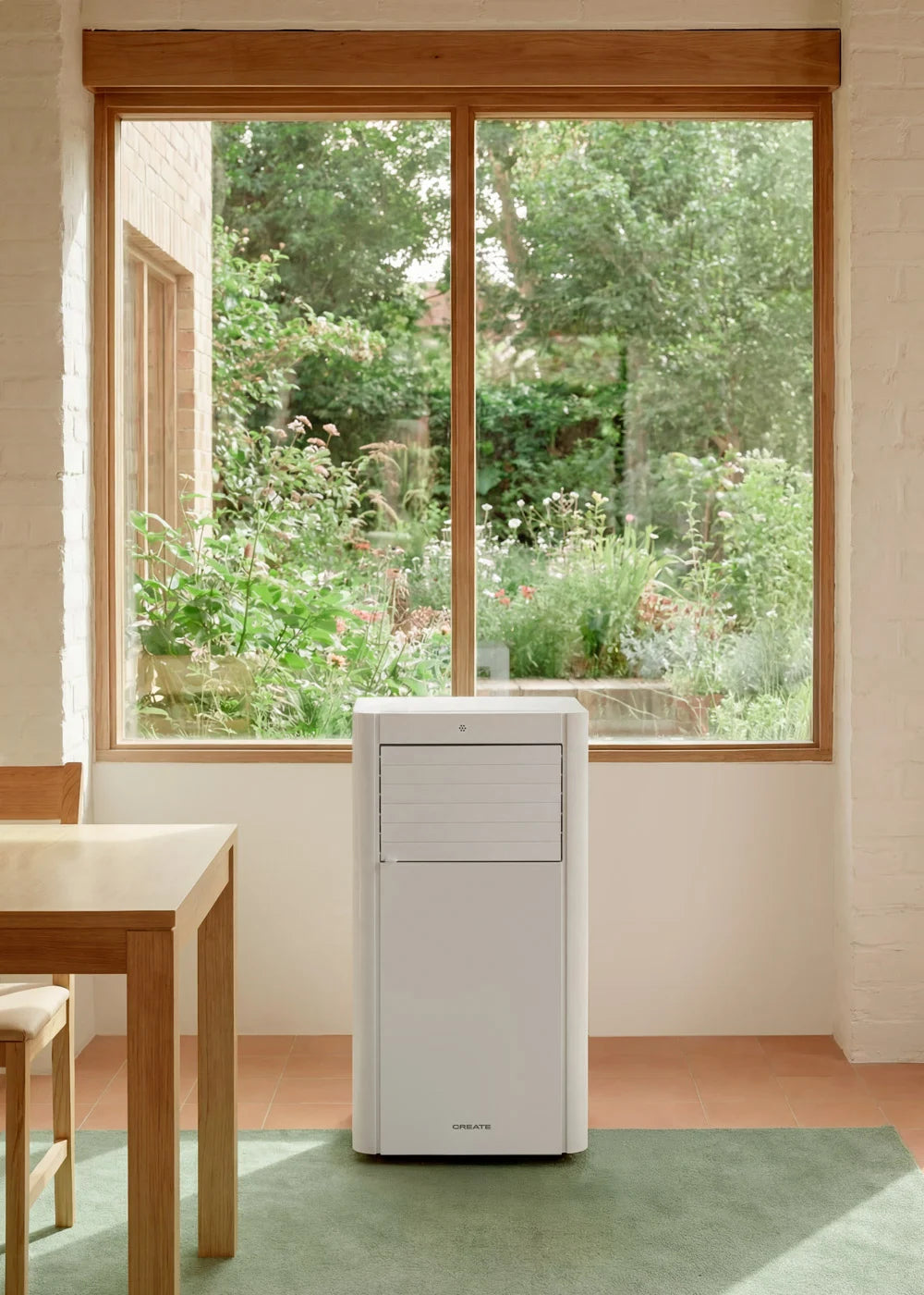 Silkair Dual Connect 9000 - Climatiseur Portable 4 En 1 Wifi 9000 Btu Avec Pompe À Chaleur - Avec Kit D’Extraction Pour Fenêtre Coulissante Et Oscillo Batante - Blanc Cassé
