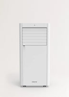 Silkair Dual Connect 9000 - 4-in-1 WiFi Portable Air Conditioner, 9000 BTU with Heat Pump - with Extraction Kit for Sliding Window - Off-White