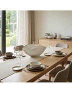 New Burano - Centre De Table - 38x11 Cm - Corde/Argent