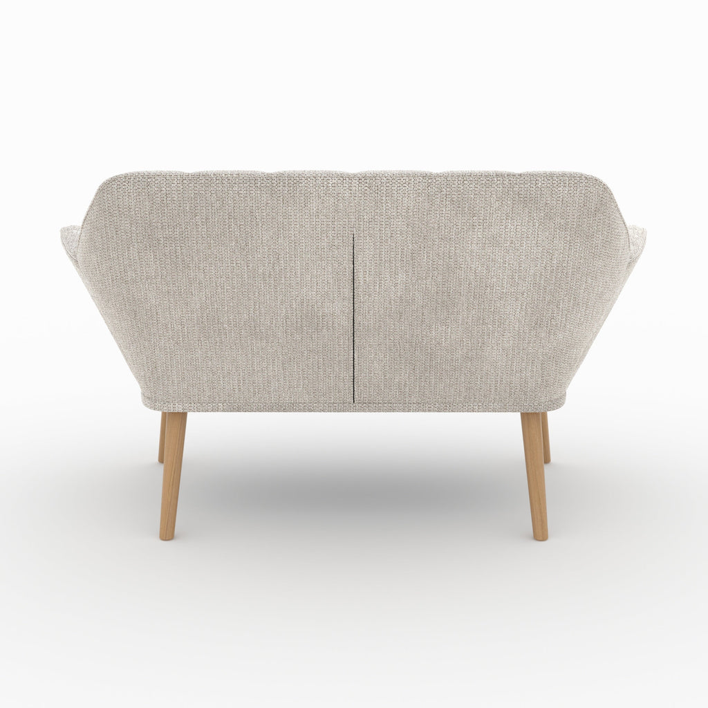 Simba - Canapé 2 Places En Tissu Gris Clair