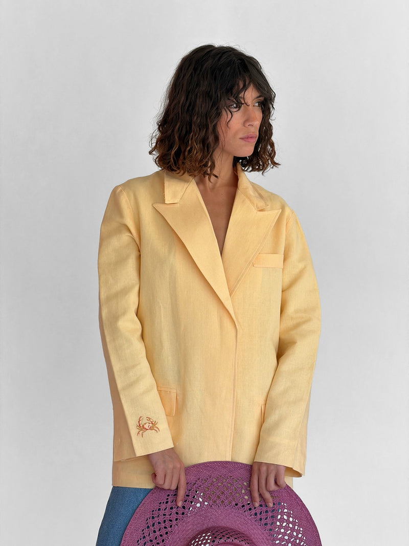 Veste Lin Simeon - Yellow
