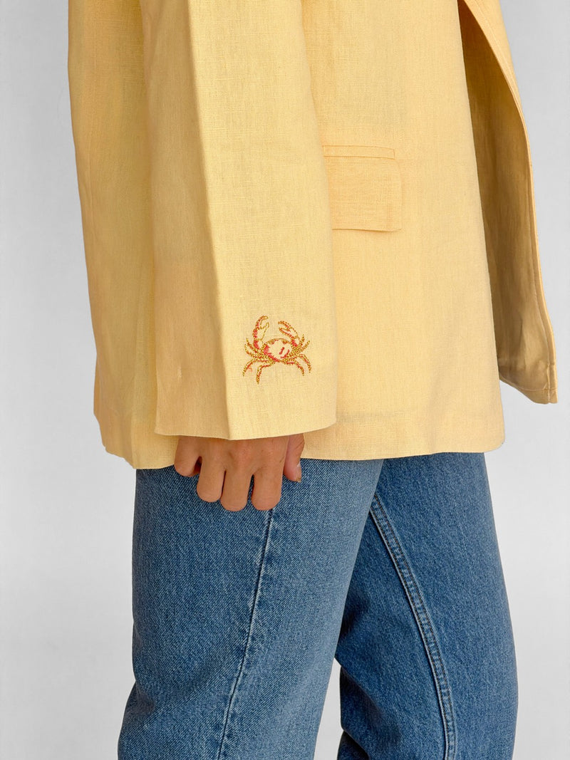 Veste Lin Simeon - Yellow