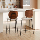 Set of 2 Simone Bar Stools - Beige