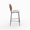 Set of 2 Simone Bar Stools - Beige