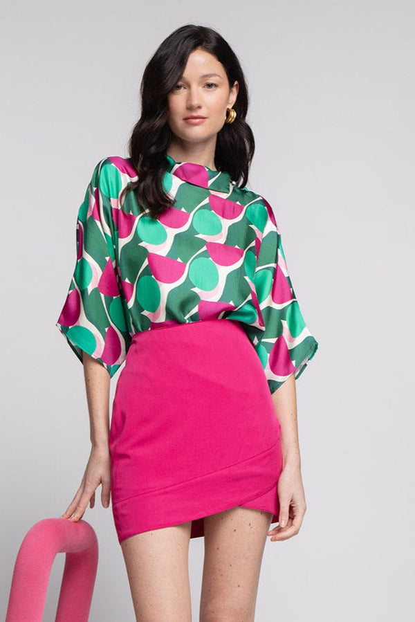 Margaux Magenta Skirt