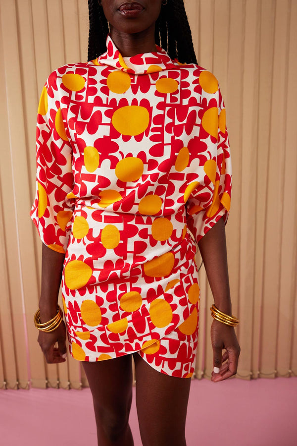 Margaux Red Sun Skirt