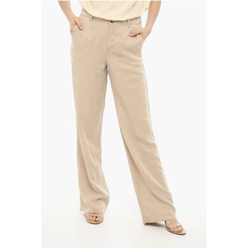 Single Pleat Flared Pants