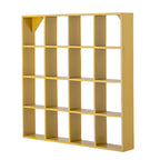 Bekka - Shelf - Yellow - Recycled Wood