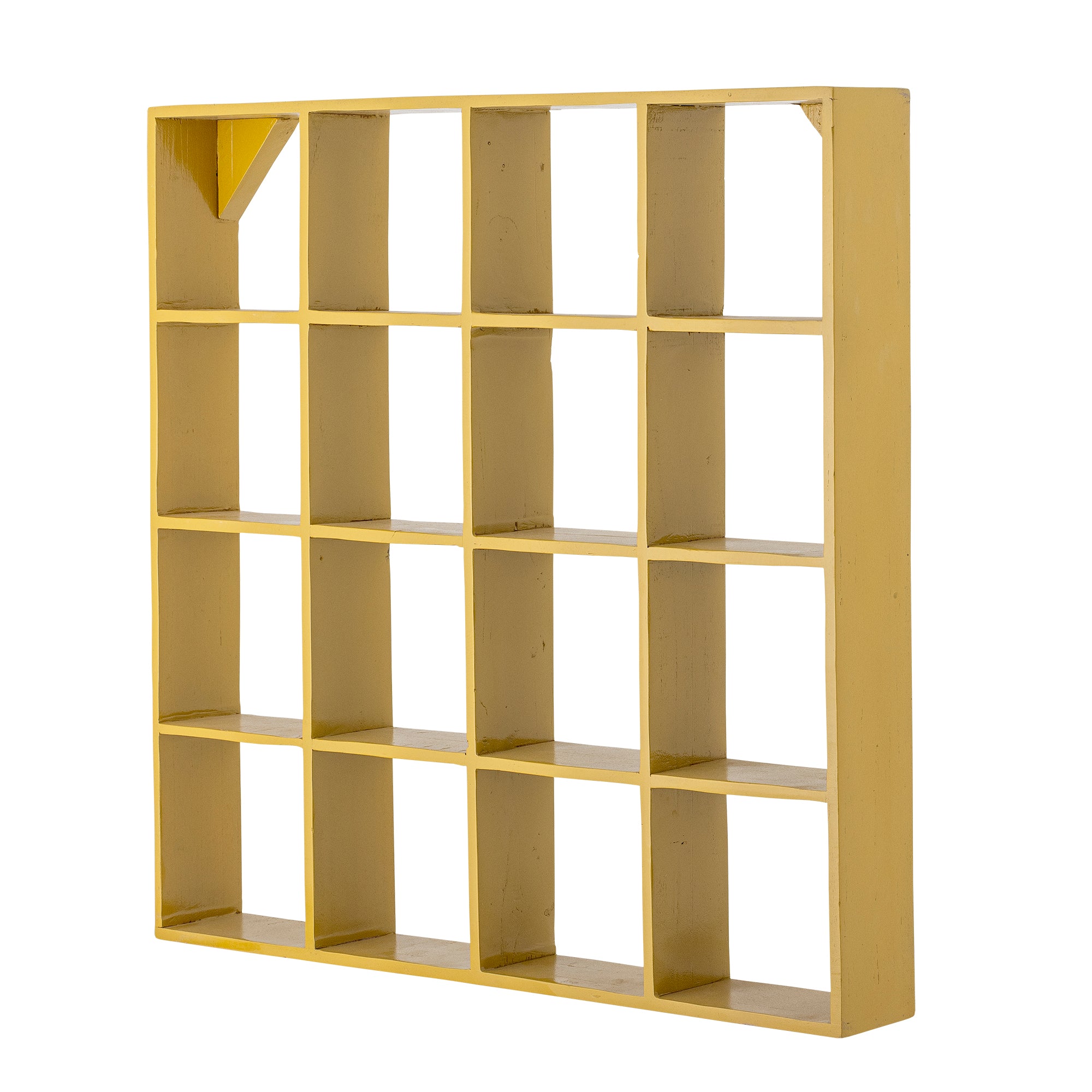 Bekka - Shelf - Yellow - Recycled Wood