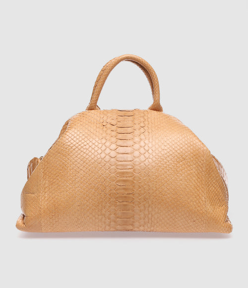 Sista Paris - Sac Jade Python Natural - Femme