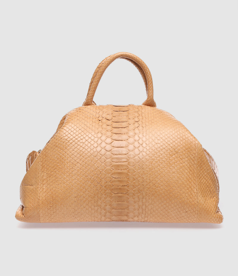 Sista Paris - Sac Jade Python Natural - Femme