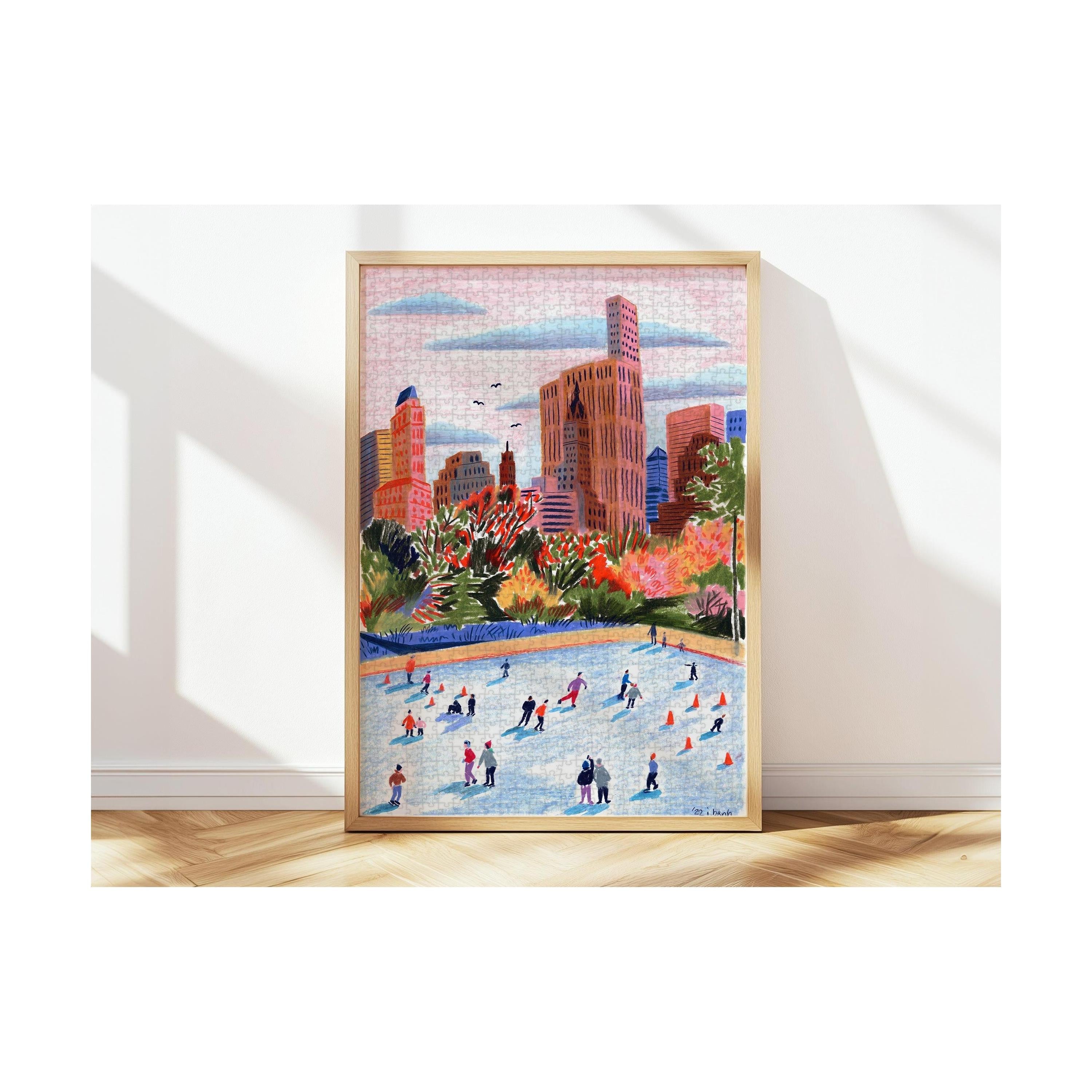 Puzzle Skating In New York By Ban Hee - 1000 Pieces