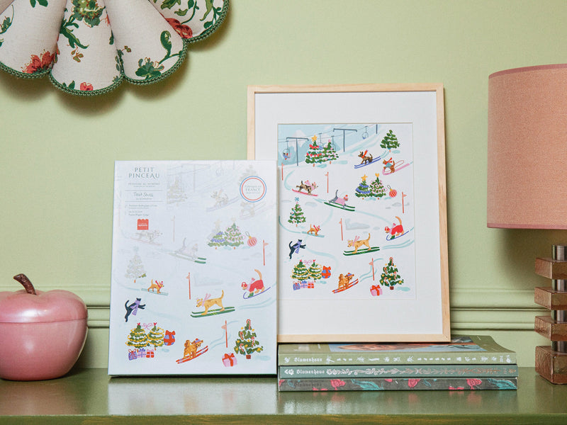 Coffret Peinture Au Numéro - Petit Pinceau - Tout Shuss
