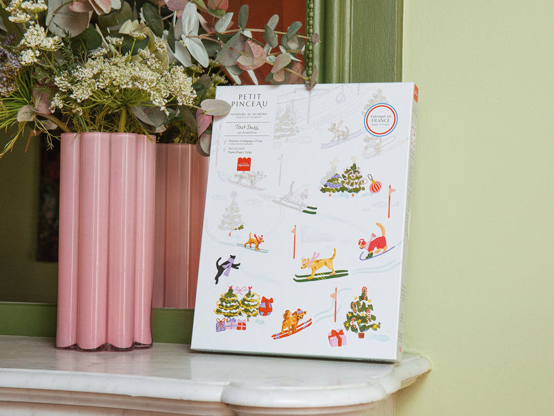 Coffret Peinture Au Numéro - Petit Pinceau - Tout Shuss