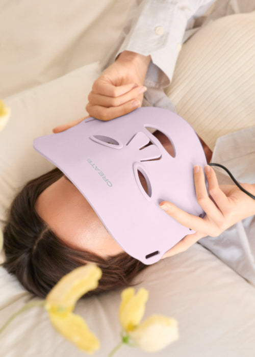 Skincare Led Mask 8 In 1 - Masque De Traitement Led 8-En-1 - Lavande