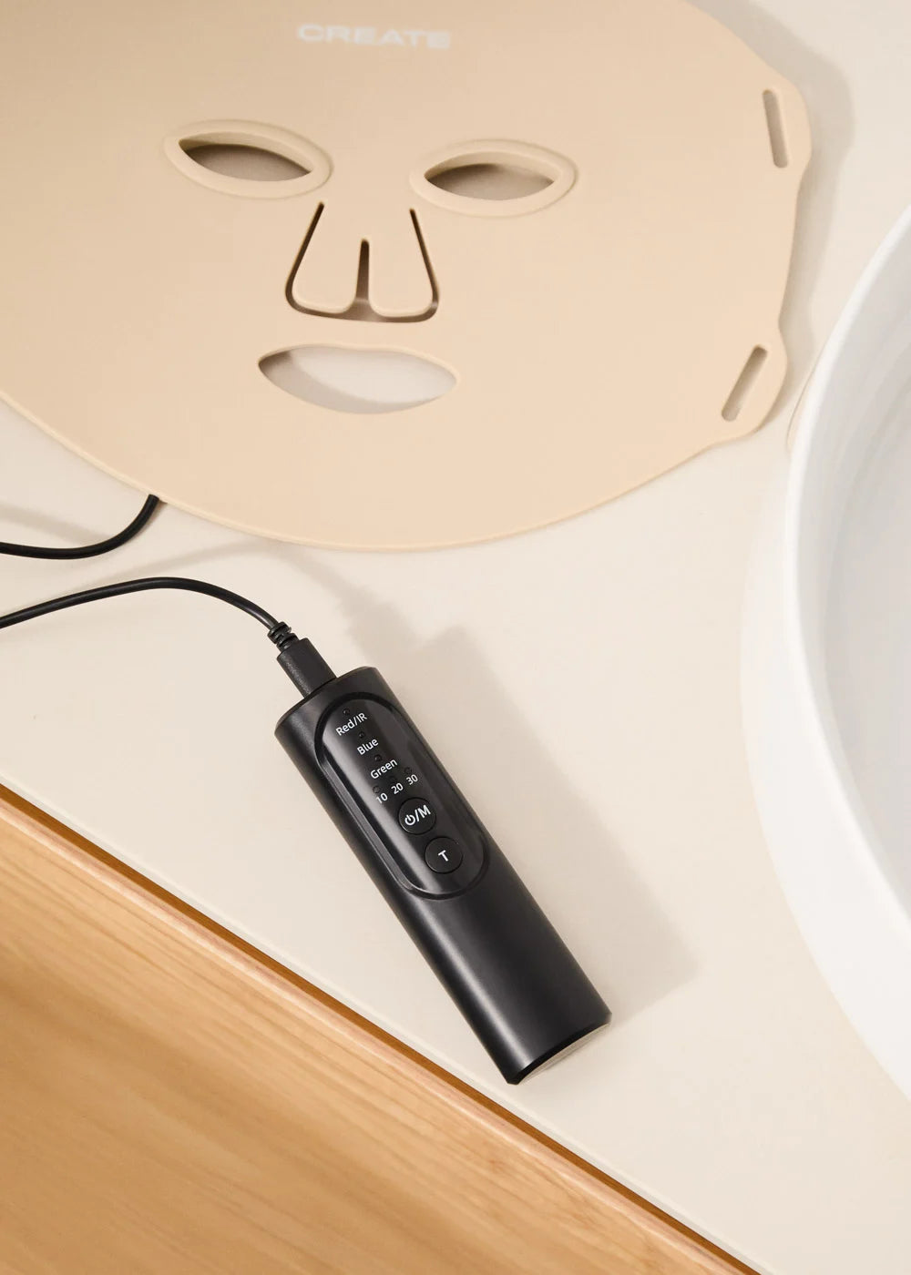 Skincare Led Mask 8 In 1 - Máscara de tratamiento LED 8 en 1 - Arena