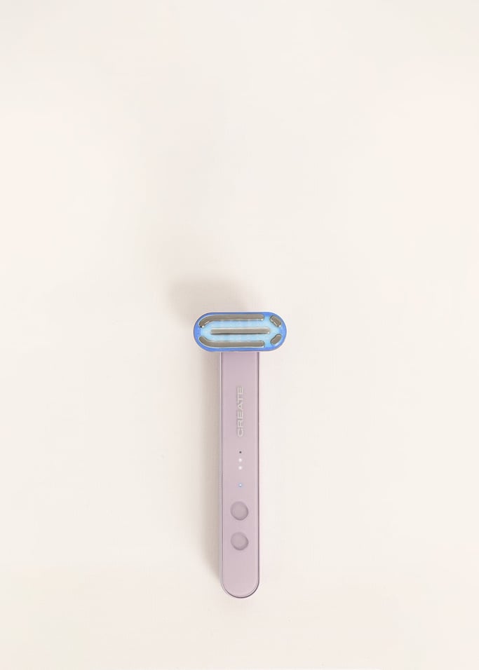 Skincare LED Wand 4 in 1 - 4-in-1 LED Facial Wand with EMS Technology - Lavender