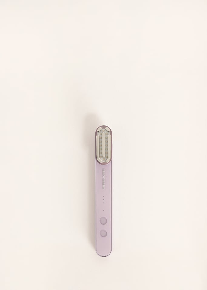 Skincare LED Wand 4 in 1 - 4-in-1 LED Facial Wand with EMS Technology - Lavender