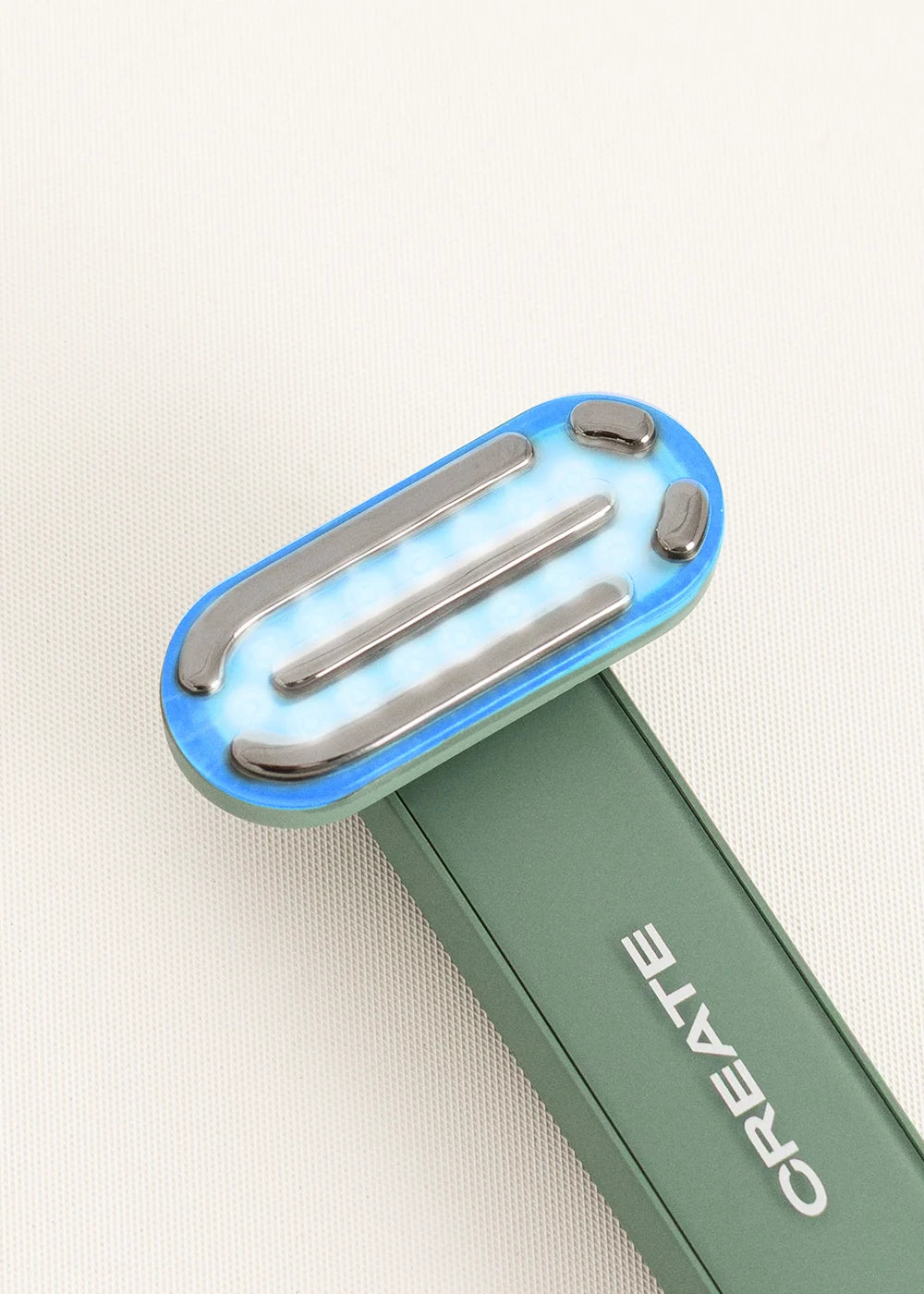 Skincare Led Wand 4 In 1 - Baguette Faciale Led 4-En-1 Avec Technologie Ems - Sauge