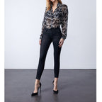 Skinny Cropped Basic Lily Enduction - Black