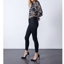 Skinny Cropped Basic Lily Enduction - Black
