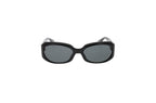 Luxury Eyewear – Gafas De Sol - Saint Laurent, gafas de sol negras, vista frontal, sobre fondo blanco