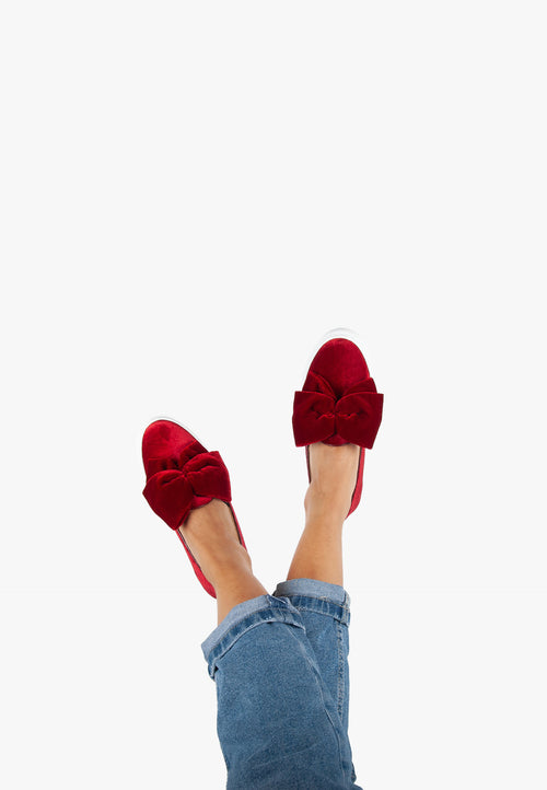 Archibald Slip-Ons - Red - Women