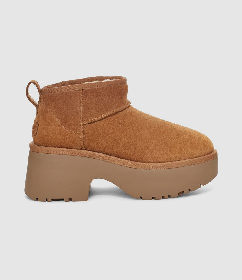 Ugg - Boots Ultra Mini New Height Chestnut - Femme