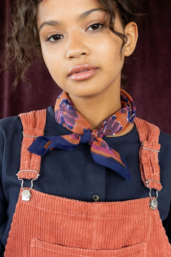 Small Dupitta Violeta Scarf - Violeta Rust