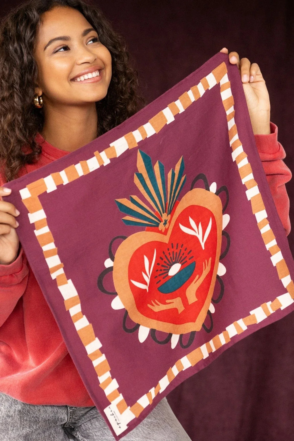 Small Foulard Manika Corazon