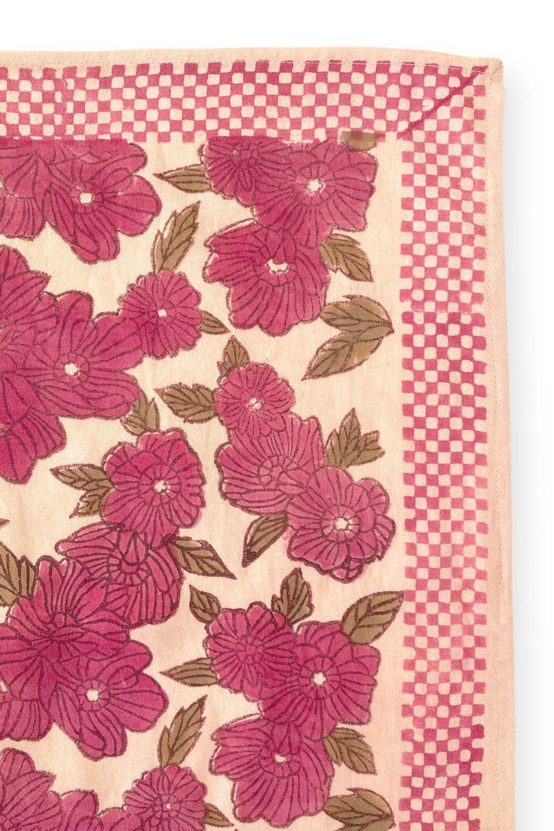 Small Foulard Manika "Bloom" - Macadamia