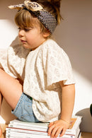 Small Foulard Manika "Mosaïc" - Graphite