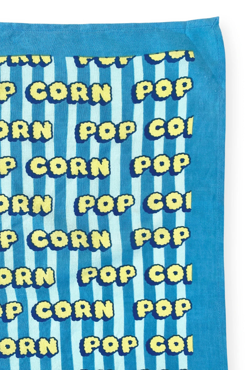 Small Foulard Manika "Pop Corn" - Océan