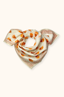 Small Foulard Manika "Sorbet" - Abricot