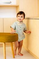 Small Foulard Manika "Tresse" - Celery