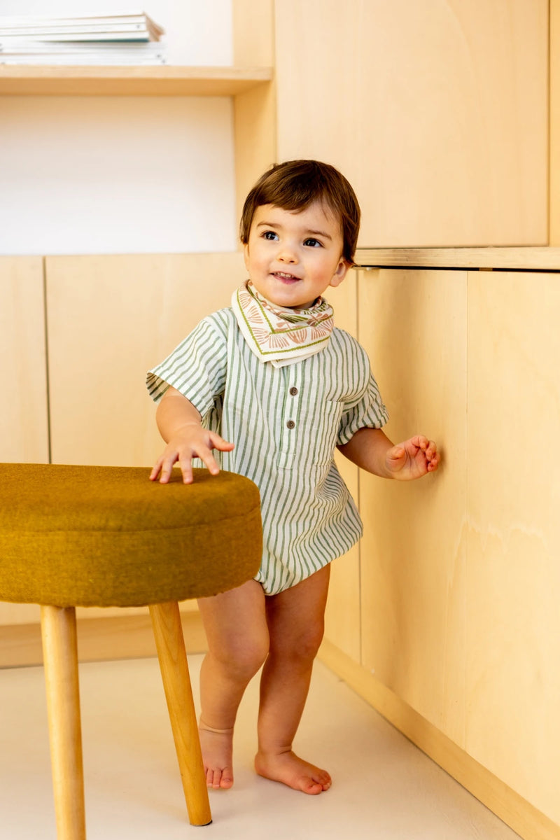 Small Foulard Manika "Tresse" - Celery