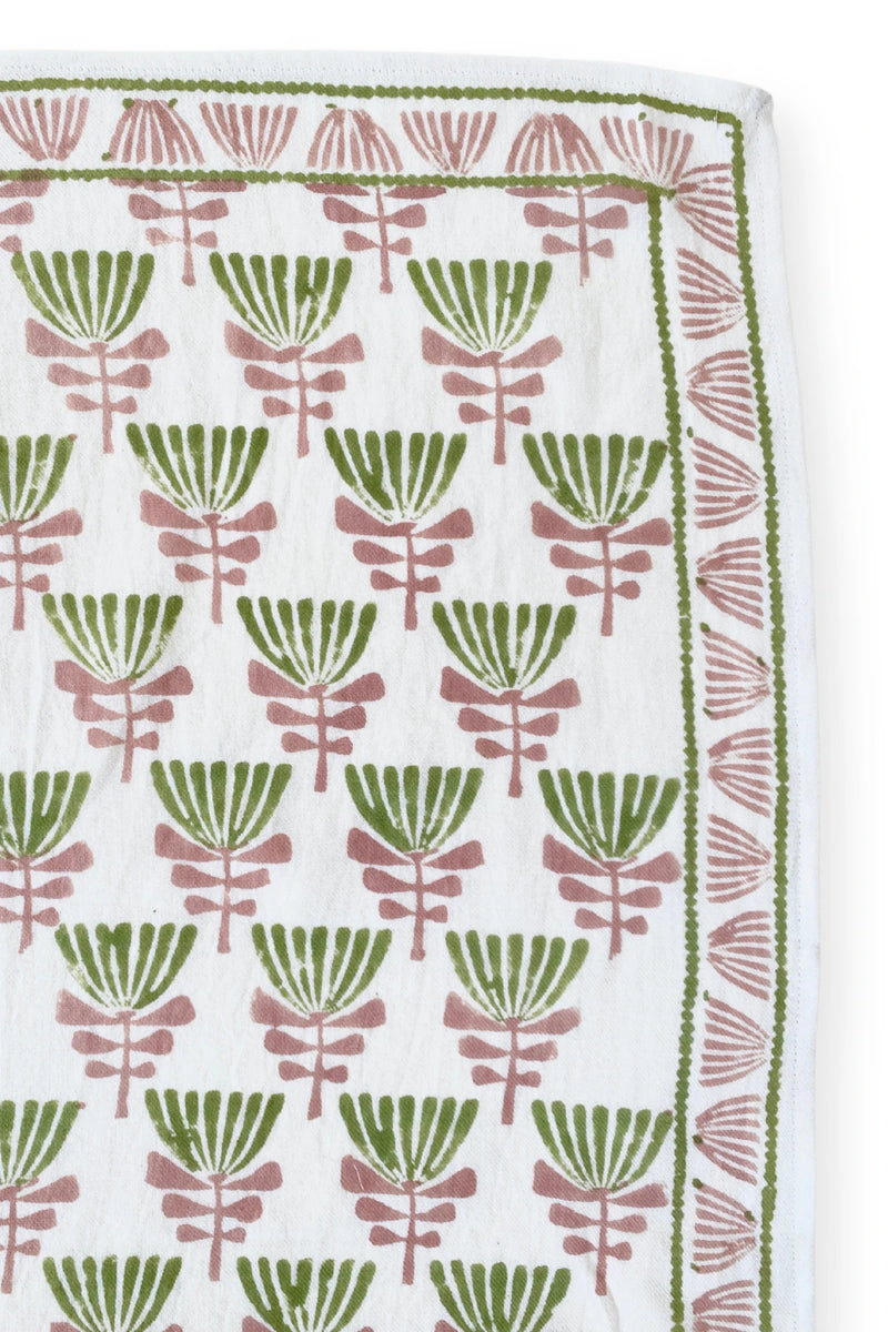 Small Foulard Manika "Tresse" - Celery