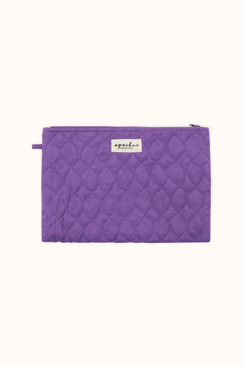 Small Pochette Sana "Damassé" - Dahlia