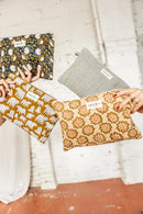 Small Pochette Sana "Étincelle" - Macadamia