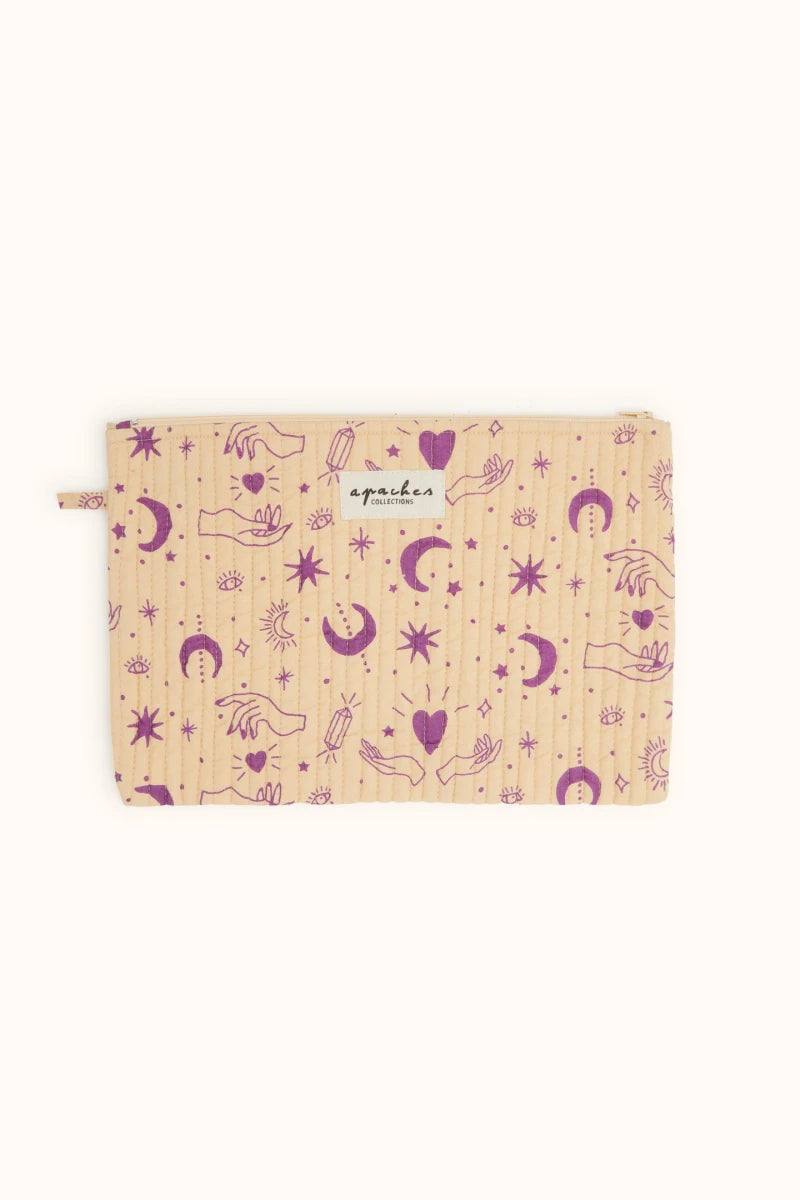 Small Pochette Sana "Karma" - Macadamia