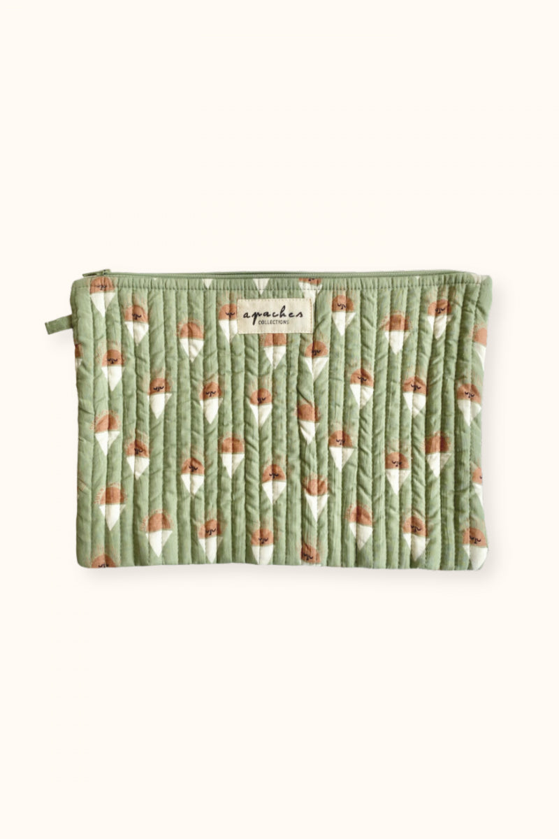 Small Pochette Sana "Sorbet" - Pistache