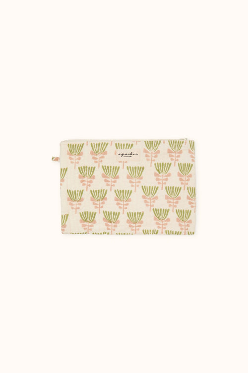Small Pochette Sana "Tresse" - Celery