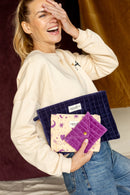 Small Pochette Sana "Velours" - Éclipse